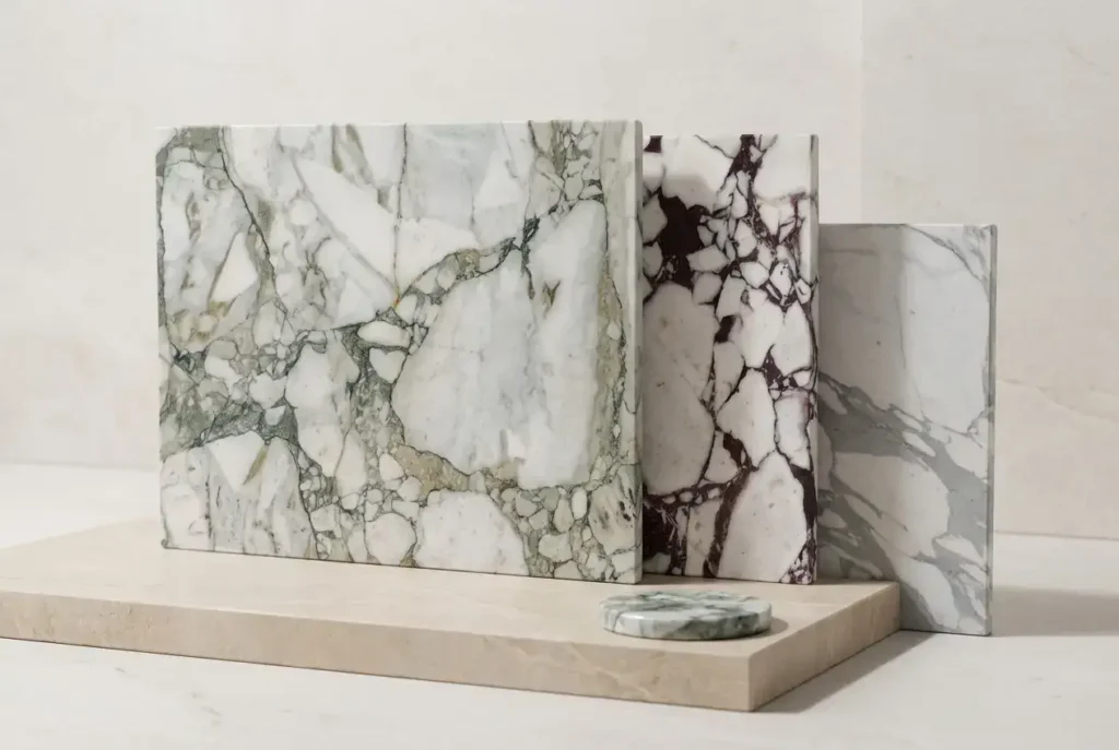 Calacatta Green, Viola, Statuario